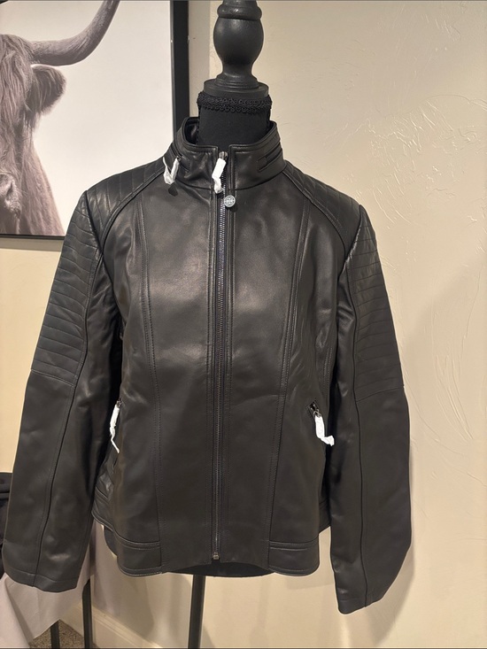 Bolvaint Jackets & Blazers - Women’s Bolvaint Paris Classic Black Lambskin Leather Bomber Jacket